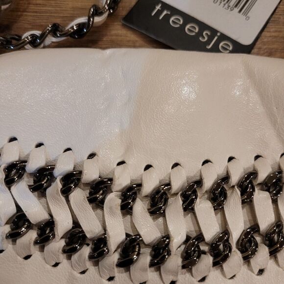 Treesje spokes, crossbody, milk, small, chain strap purse - Picture 2 of 5